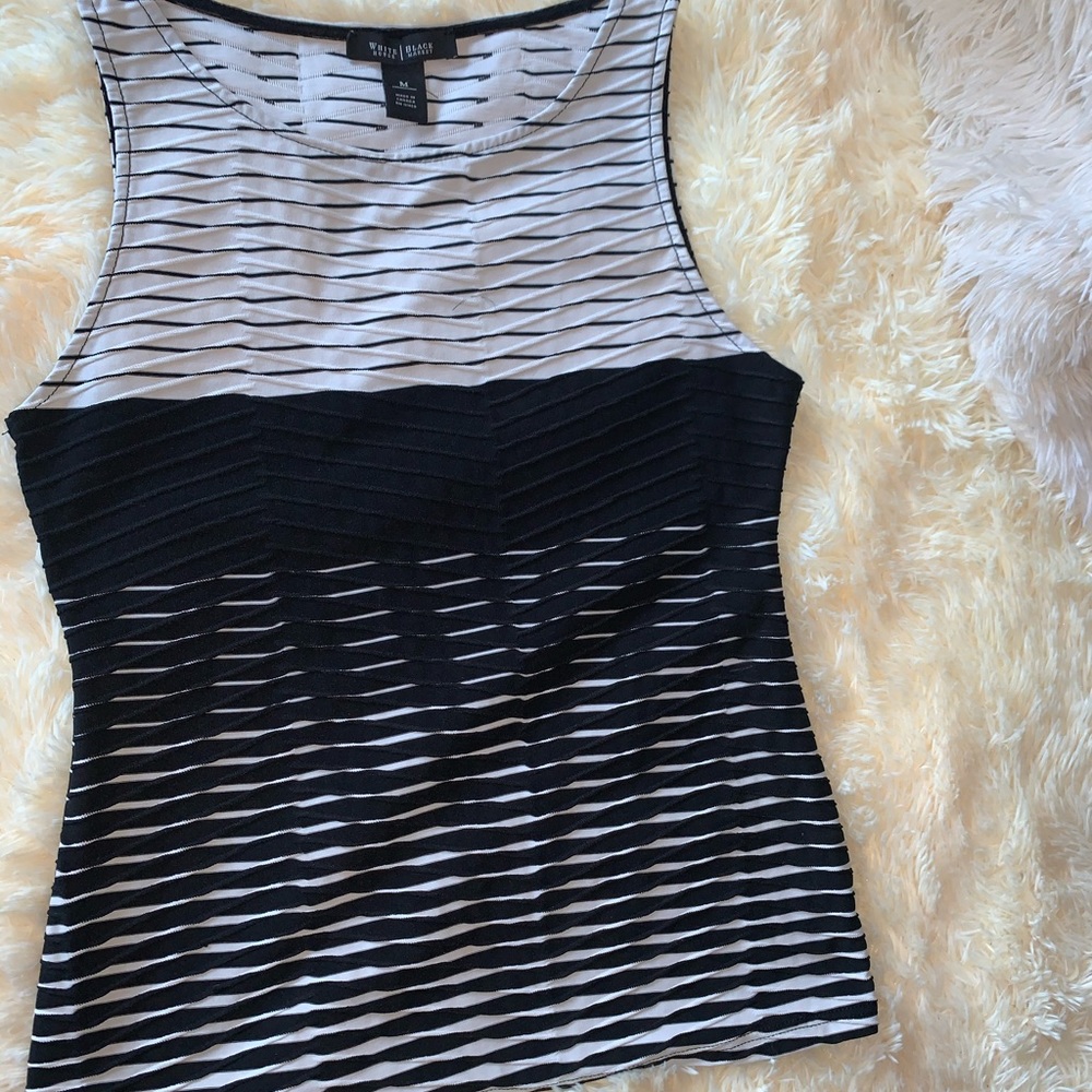 Black & White tank top